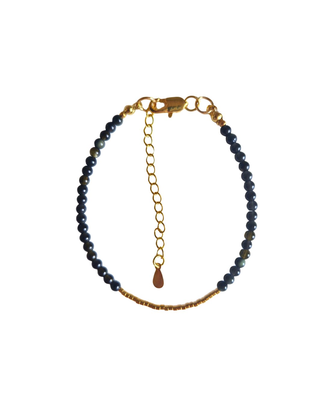PULSERA PETITE NOIR & OR